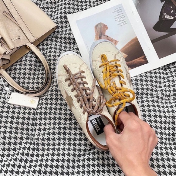 Golden Goose Premium Cream Trainers